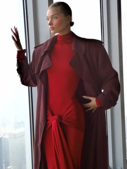 Turtleneck Solid Long Sleeve Dresses - Image 3