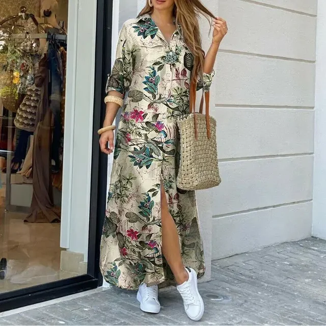 Button Down Long Sleeve Dresses | Free Shipping!